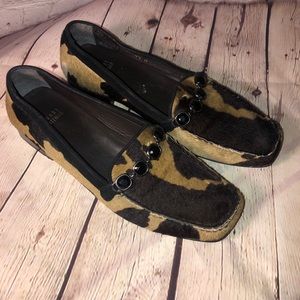 Stuart Weitzman Animal Print Loafers